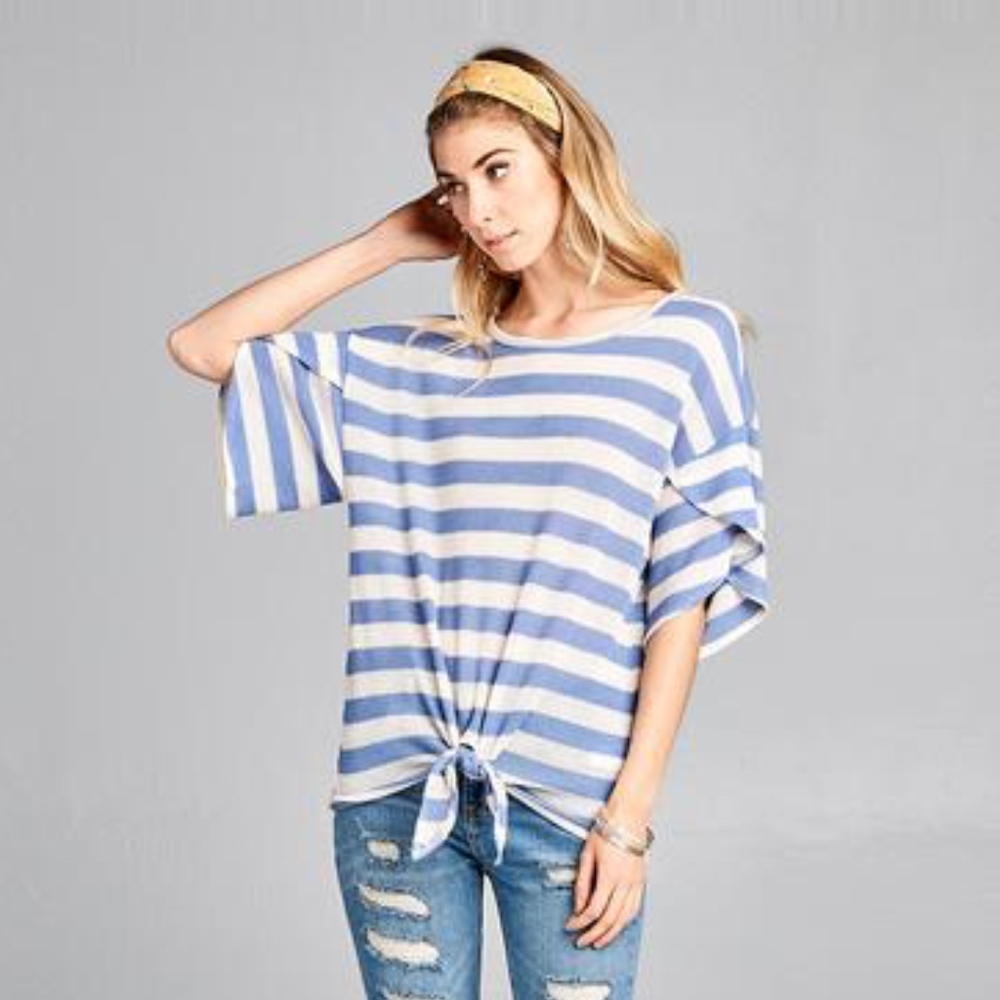 Hannah Tulip Sleeve Top